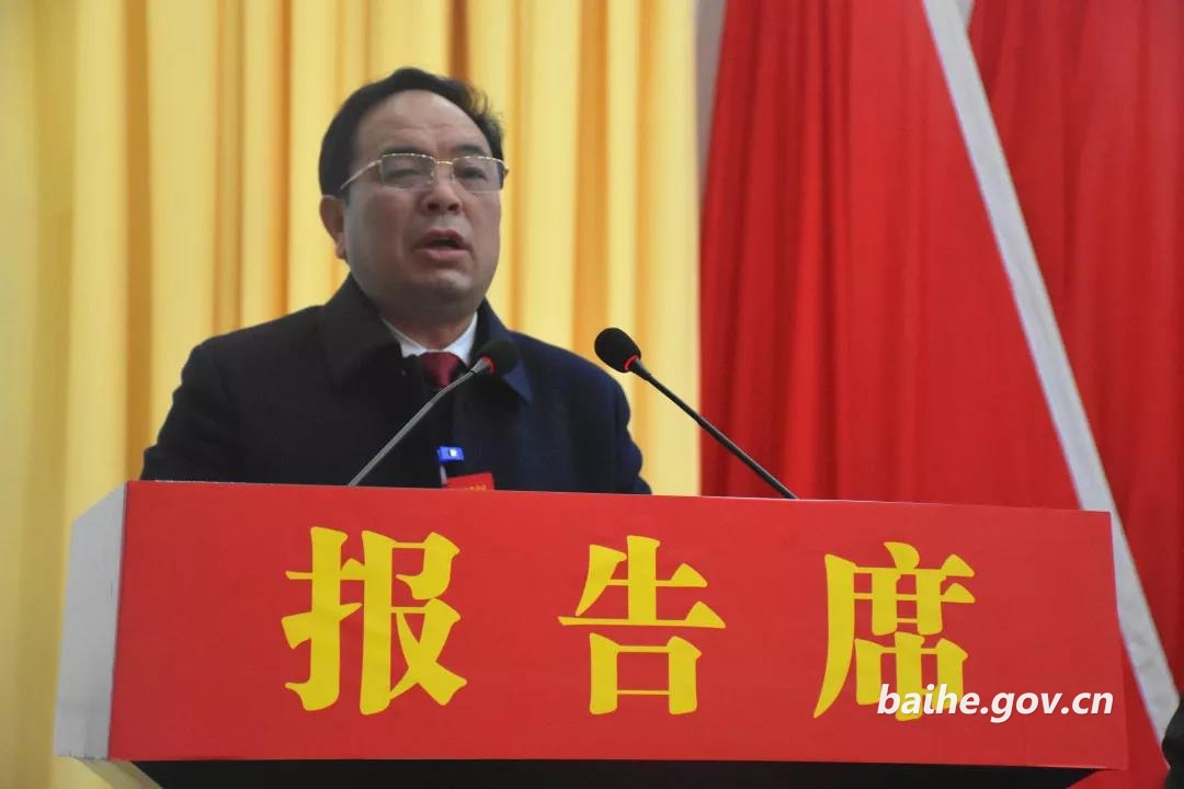 政协白河县第九届委员会第四次会议开幕